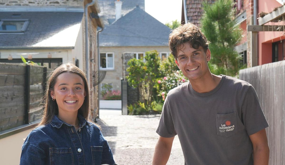 Valentine Vettier et Nathan Bras, fondateurs de Malo'Way à Saint-Malo